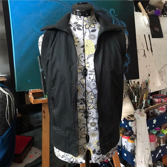 Hand Sewn Holographic Vinyl Shapes Vest - Picture 2 of 4